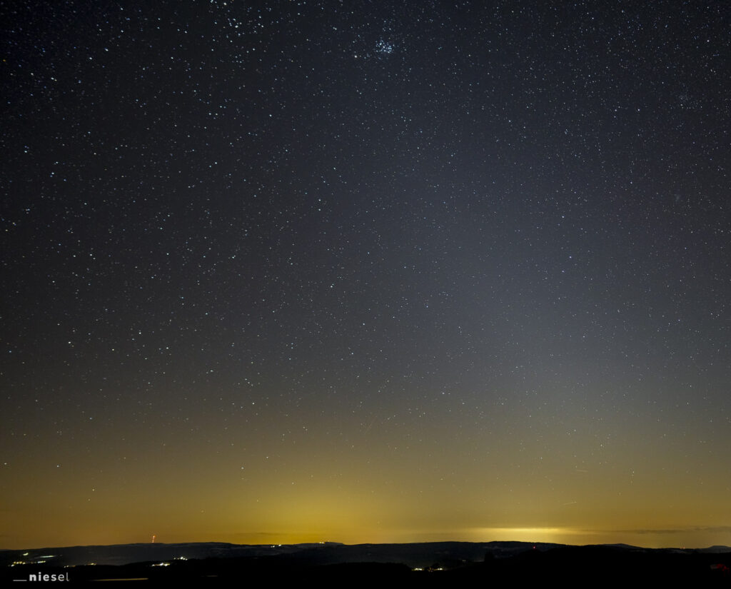 Zodiacal light, Rhön, Germany