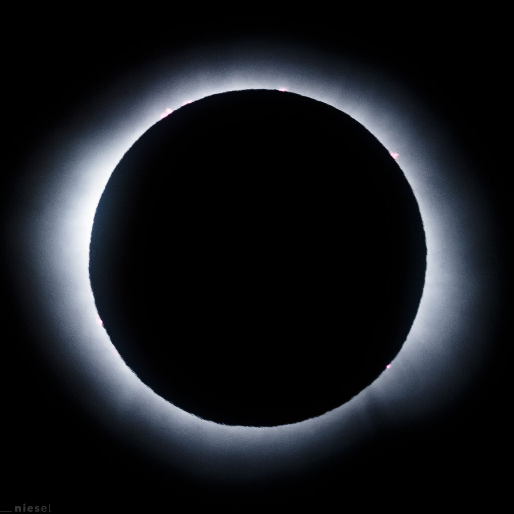 Total Solar Ecplise (High Clouds), Texas, US, April 8, 2024