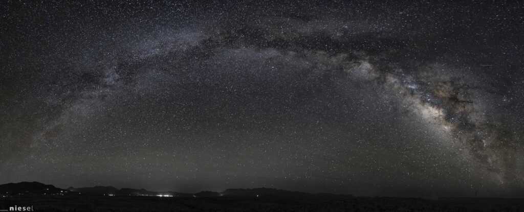 Milky Way Panorama Terlingua TX USA 2024